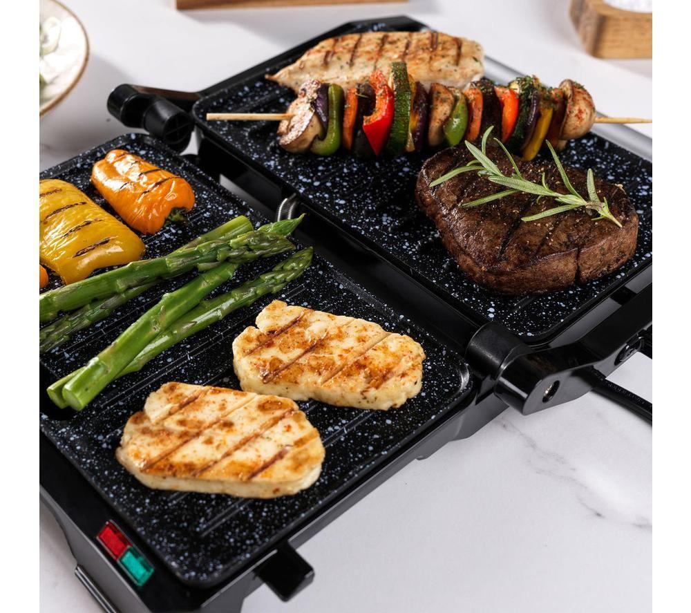 Buy SALTER Megastone EK5856 Health Panini Press Grill Black Currys