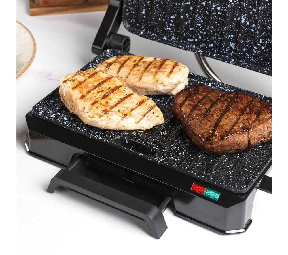 SALTER Megastone EK5856 Health Panini Press & Grill - Black image number 4 of 10