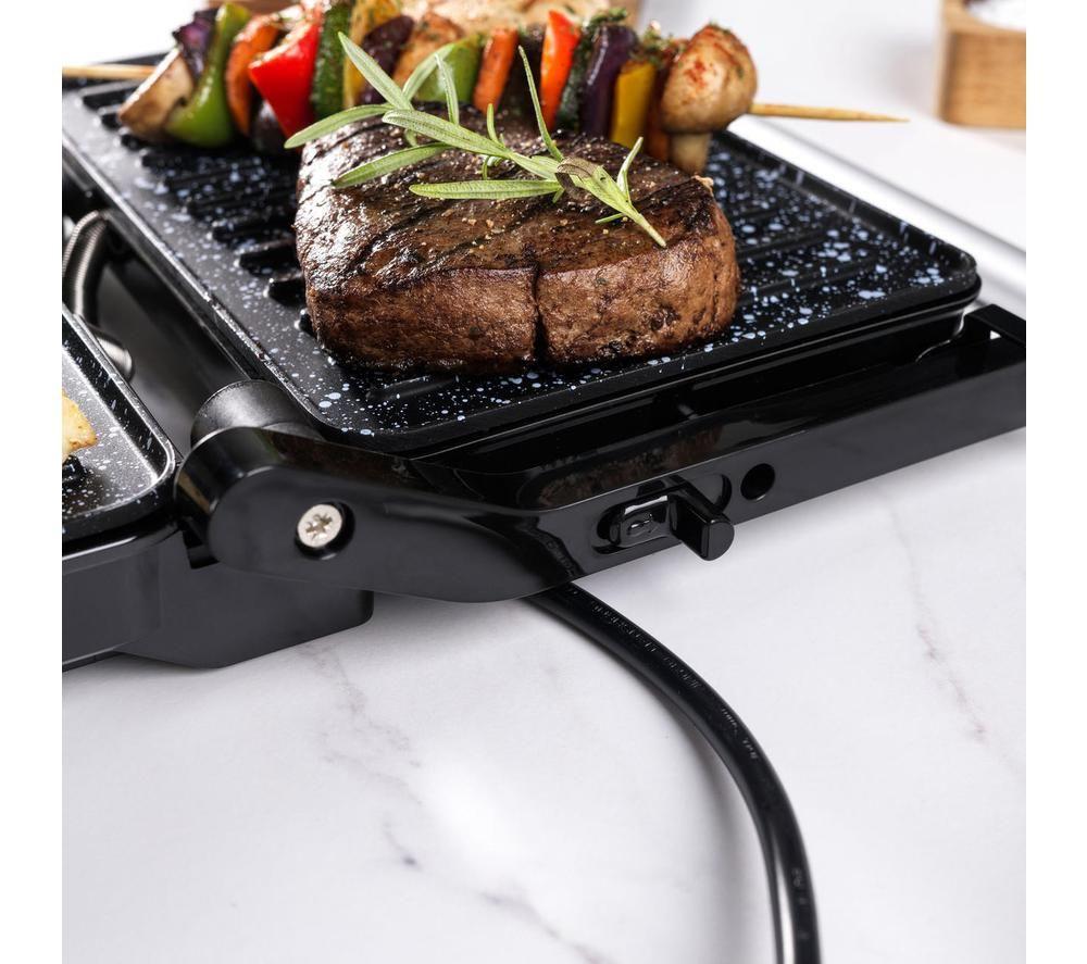 SALTER Megastone EK5856 Health Panini Press & Grill - Black image number 7 of 10
