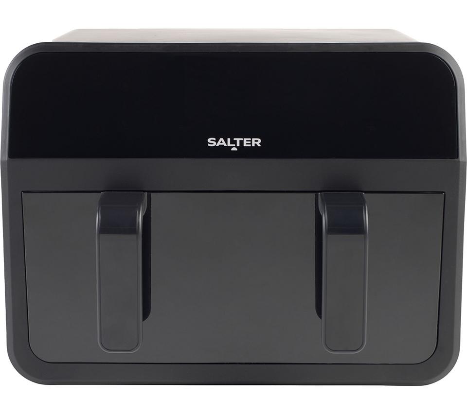 SALTER EK5872 Dual Air Fryer - Black