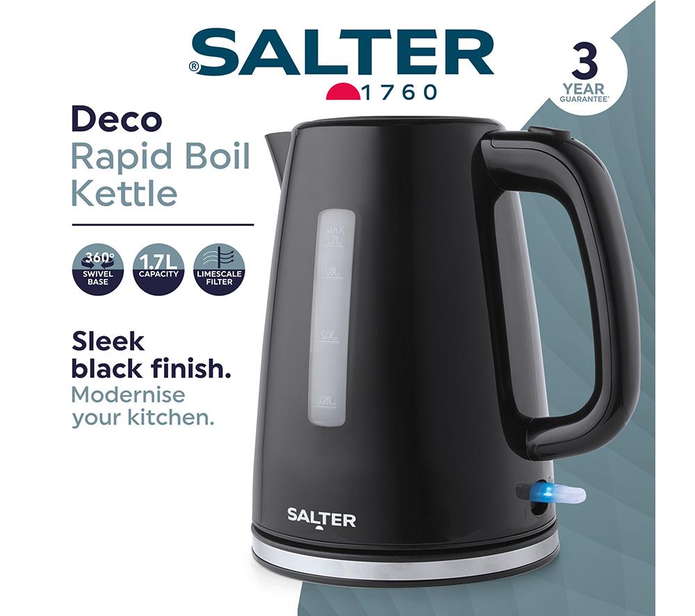 Buy SALTER Deco EK5831BLK Electric Kettle - Black | Currys