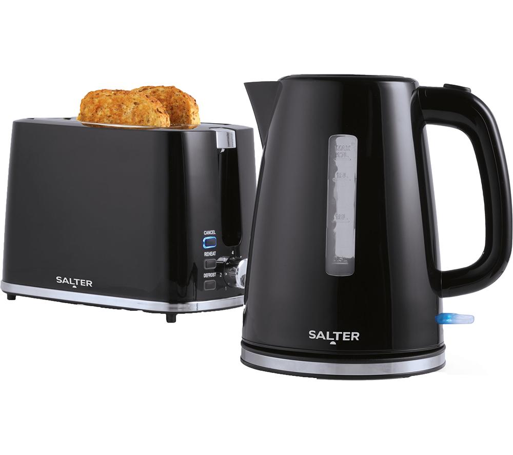 SALTER Deco EK5832BLK 2-Slice Toaster - Black image number 7 of 7