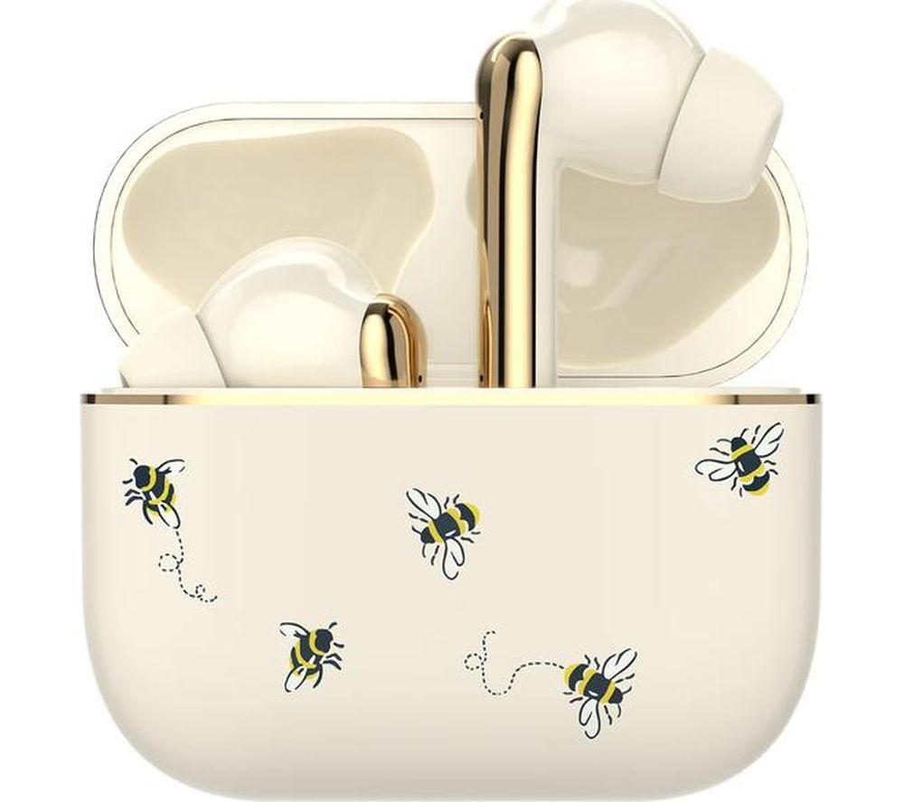 VQ Skylark Wireless Bluetooth Earbuds - Cath Kidston Bees image number 3 of 6