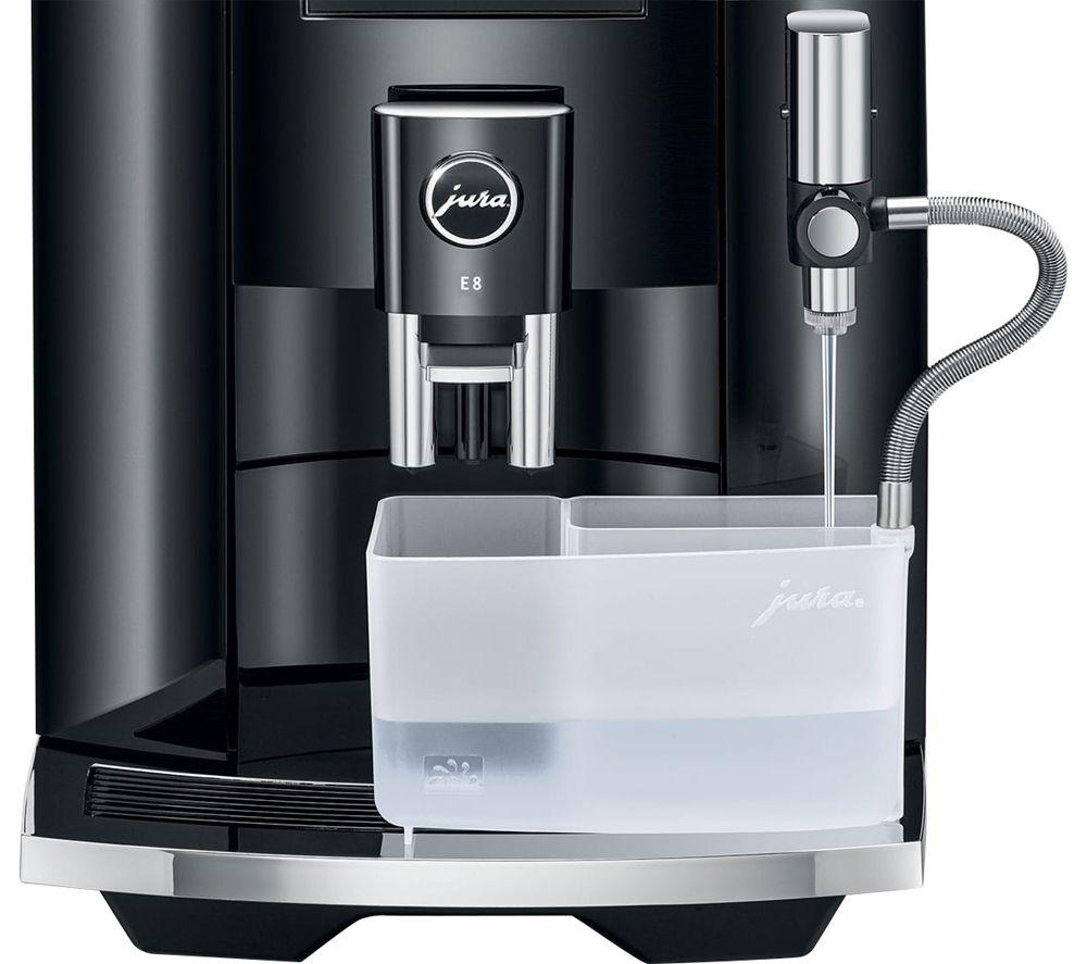 JURA E8 Smart Bean to Cup Coffee Machine - Piano Black image number 5 of 10