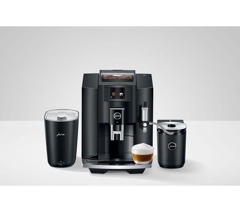 JURA E8 Smart Bean to Cup Coffee Machine - Piano Black image number 10 of 10