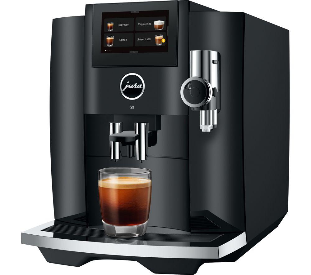 JURA S8 Smart Bean to Cup Coffee Machine - Dark Inox image number 2 of 8