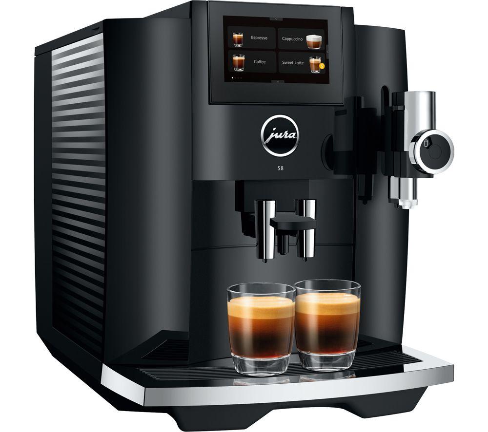 JURA S8 Smart Bean to Cup Coffee Machine - Dark Inox image number 3 of 8