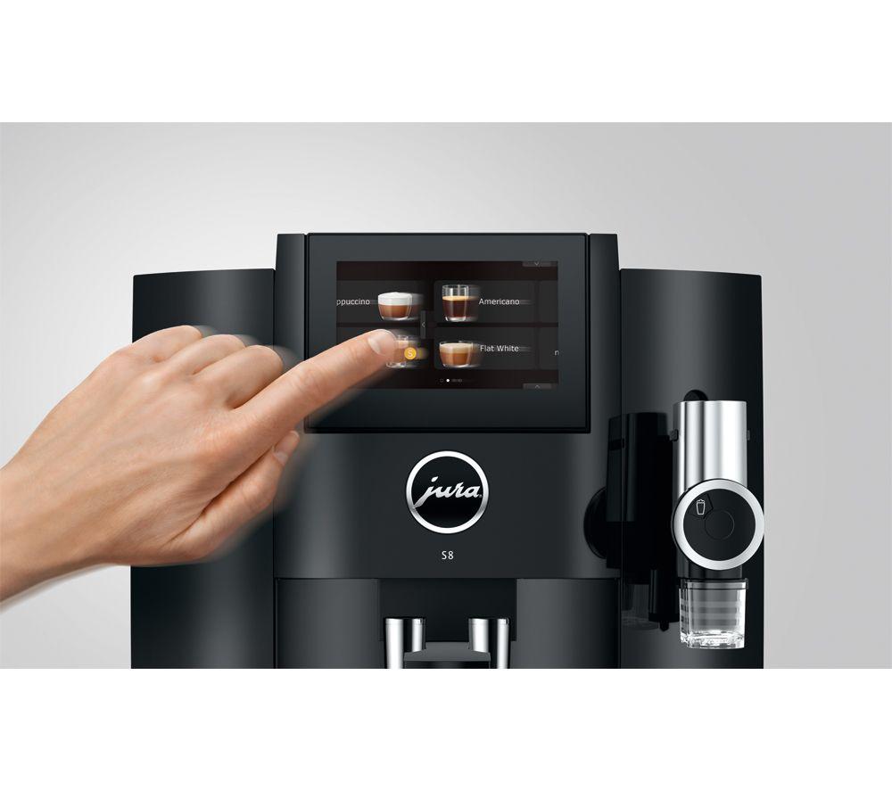 JURA S8 Smart Bean to Cup Coffee Machine - Dark Inox image number 6 of 8
