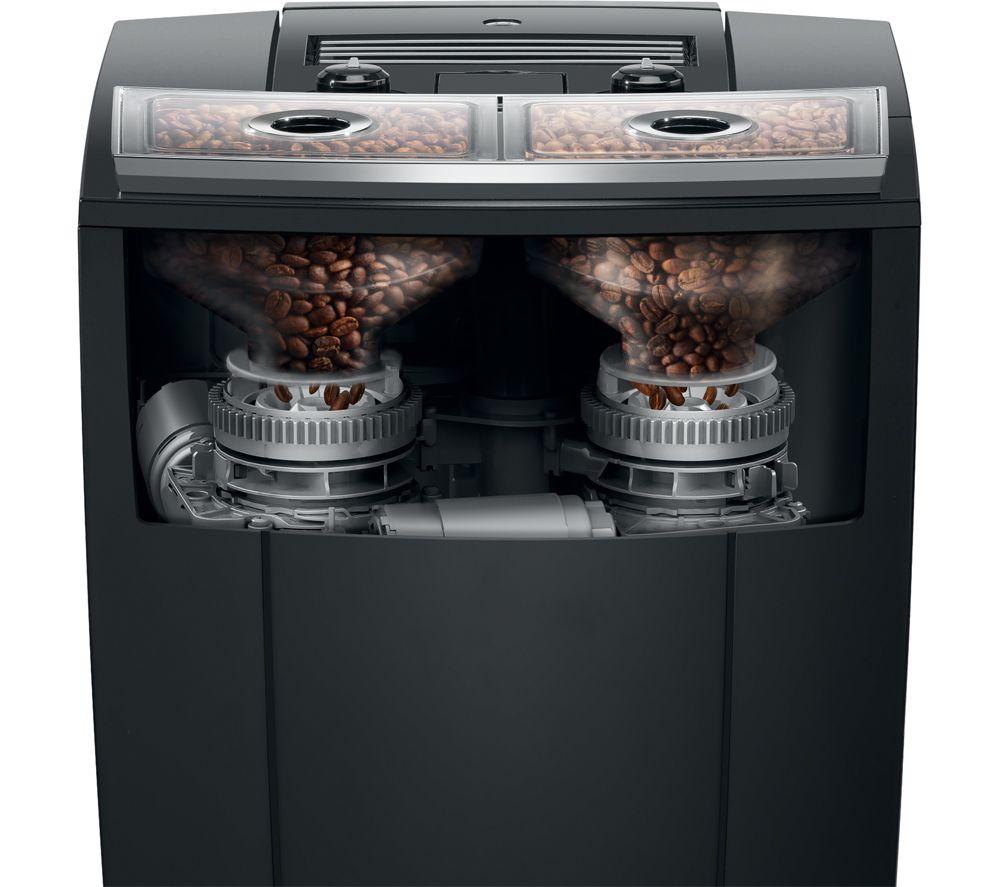 JURA J8 Twin 15659 Smart Bean to Cup Coffee Machine - Diamond Black image number 4 of 9