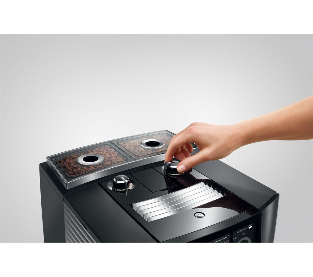 JURA J8 Twin 15659 Smart Bean to Cup Coffee Machine - Diamond Black image number 9 of 9