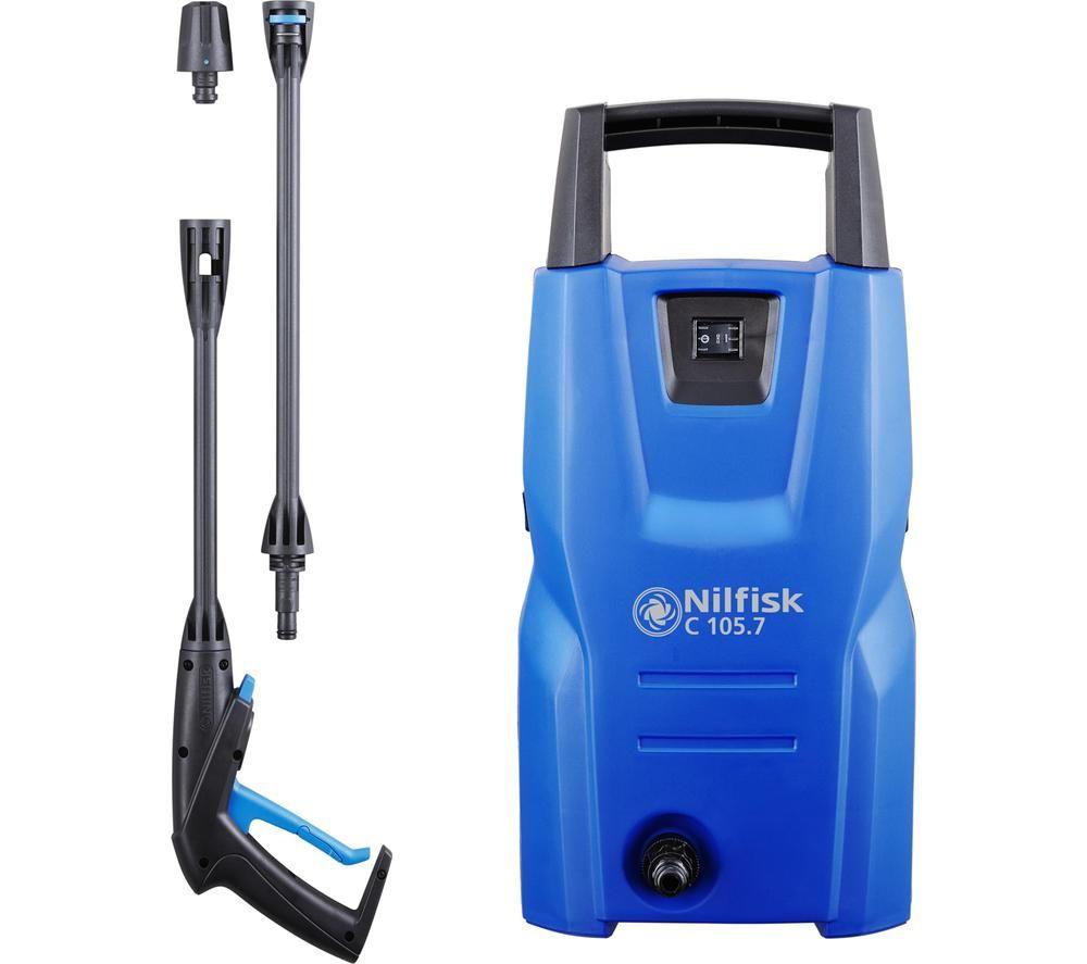 NILFISK C 105.7-5 Pressure Washer - 105 bar, Blue,Black