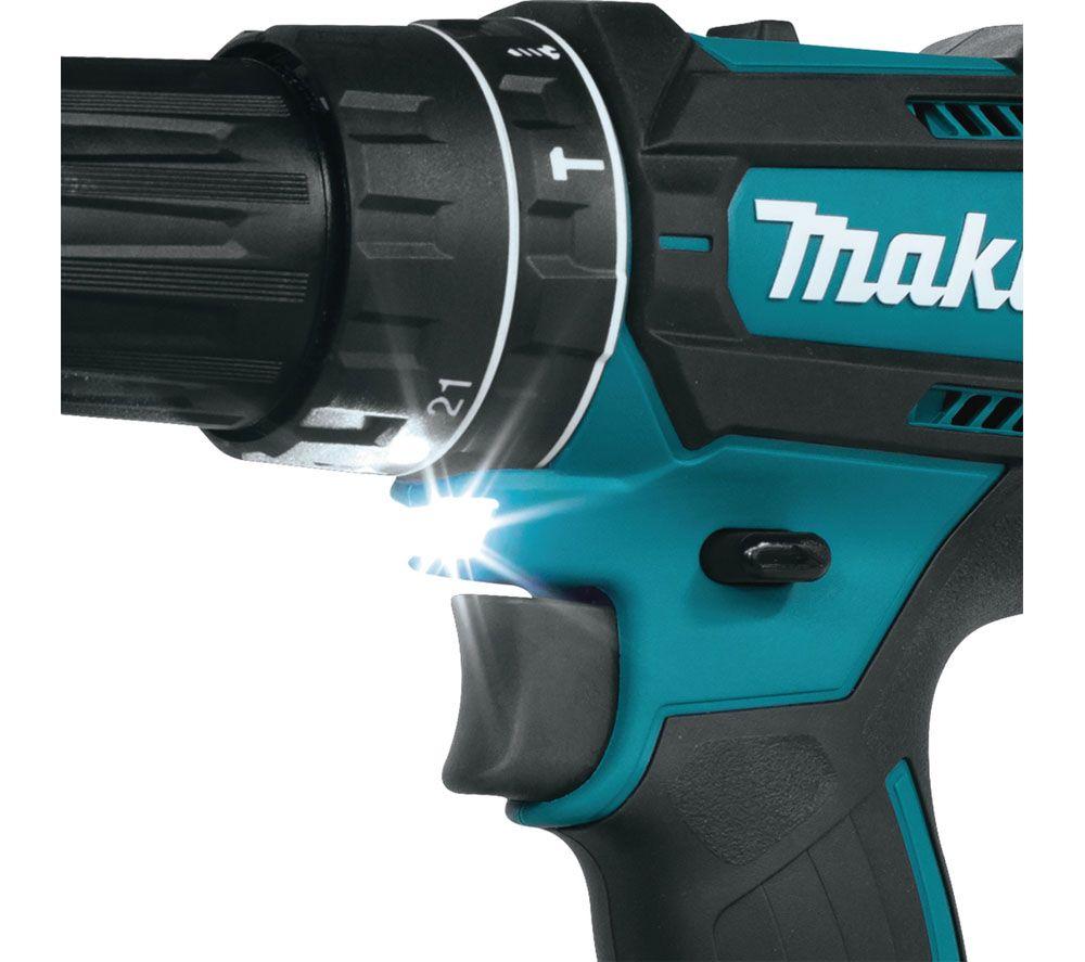 MAKITA DLX2134TJ Cordless Jigsaw and Combi Drill Set with 2 Batteries image number 6 of 9