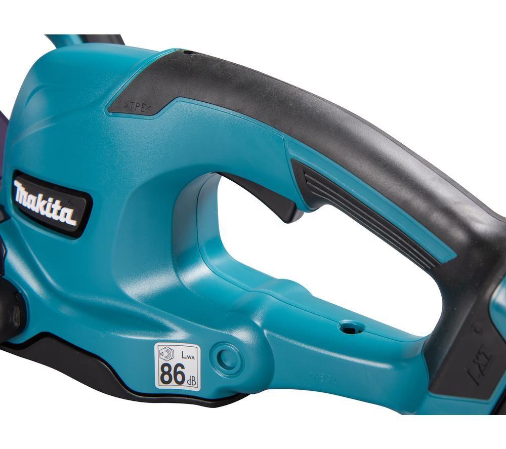 MAKITA LXT DUH507RT Cordless Hedge Trimmer with 1 Battery - Blue & Black image number 8 of 10