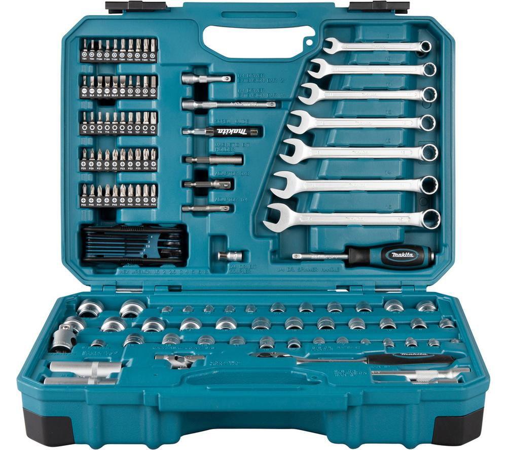 MAKITA E-06616 120-Piece Maintenance Tool Set