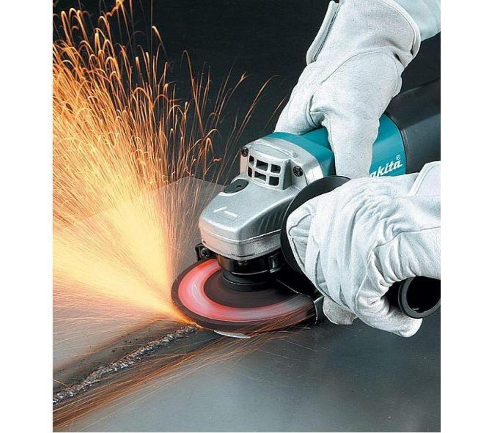 MAKITA GA4530R/2 115 mm Angle Grinder - Black & Blue image number 5 of 6
