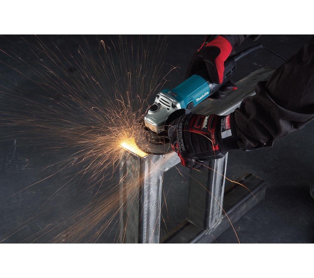 MAKITA GA4530R/2 115 mm Angle Grinder - Black & Blue image number 6 of 6