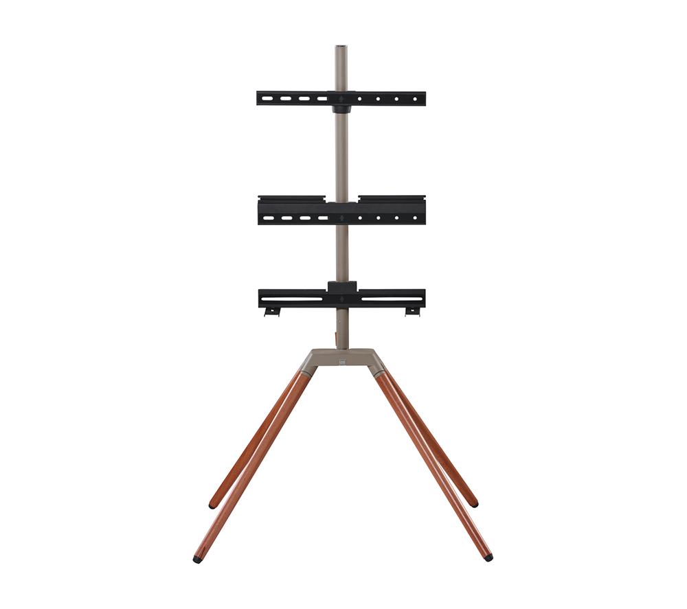 ONE FOR ALL WM7475 595 mm Quadpod TV Stand for 32-70" TVs - Dark Oak image number 2 of 9
