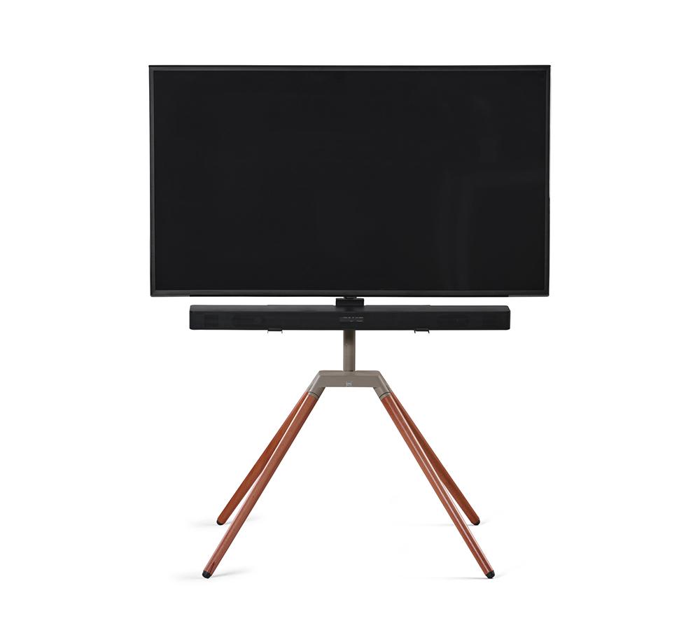 ONE FOR ALL WM7475 595 mm Quadpod TV Stand for 32-70" TVs - Dark Oak image number 4 of 9