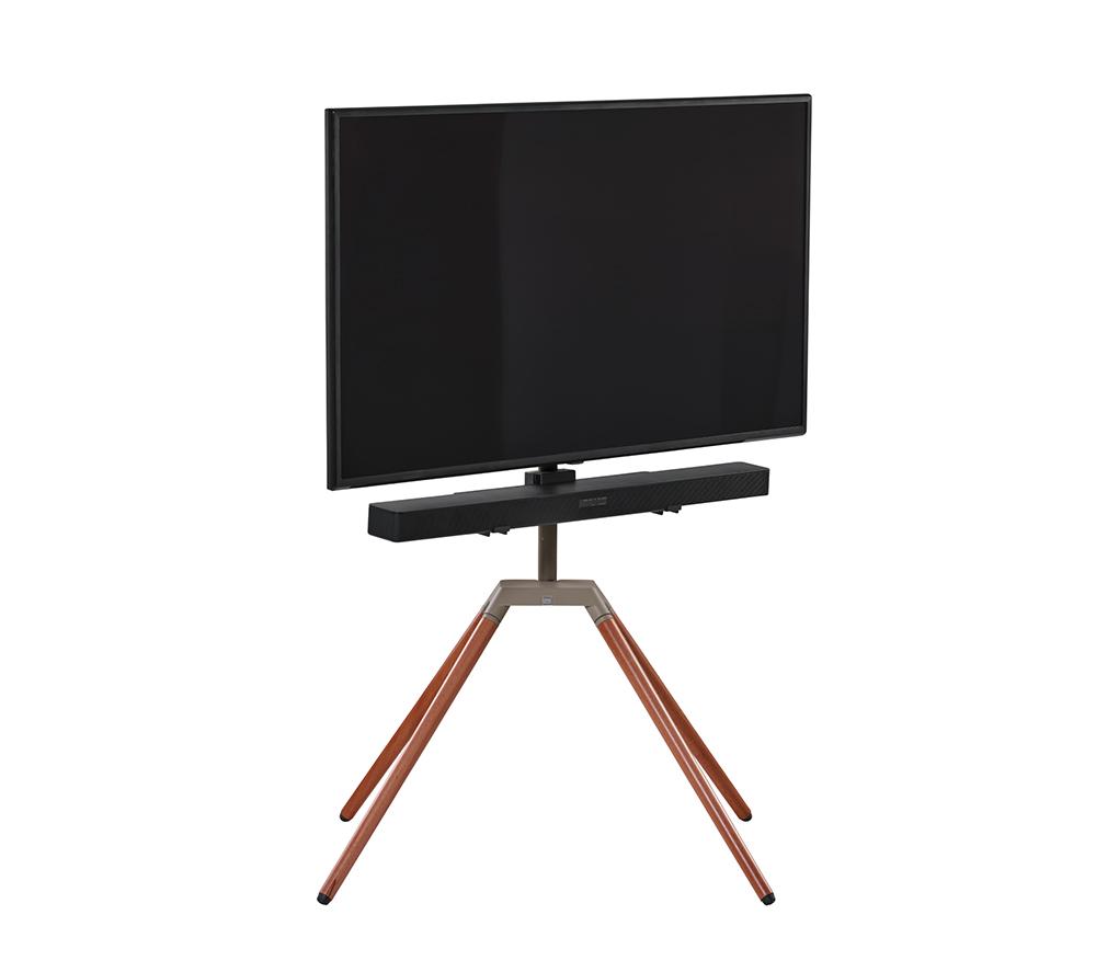 ONE FOR ALL WM7475 595 mm Quadpod TV Stand for 32-70" TVs - Dark Oak image number 5 of 9
