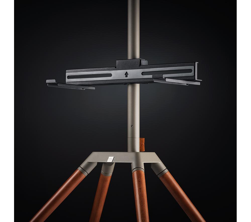 ONE FOR ALL WM7475 595 mm Quadpod TV Stand for 32-70" TVs - Dark Oak image number 7 of 9