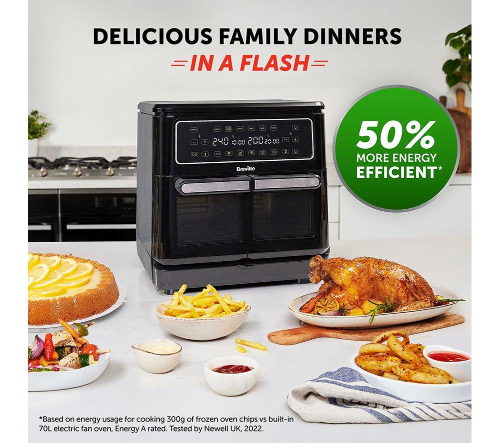 BREVILLE Halo Flexi VDF130 Dual Zone Air Fryer &ndash; Black image number 3 of 9