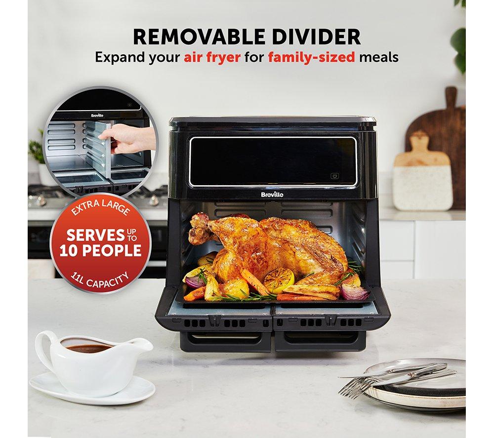 BREVILLE Halo Flexi VDF130 Dual Zone Air Fryer &ndash; Black image number 7 of 9