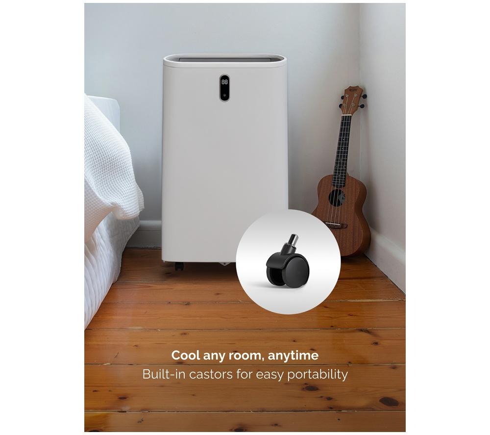 MEACO MeacoCool MC12000CHR PRO Smart Air Conditioner, Heater & Dehumidifier - White image number 9 of 10