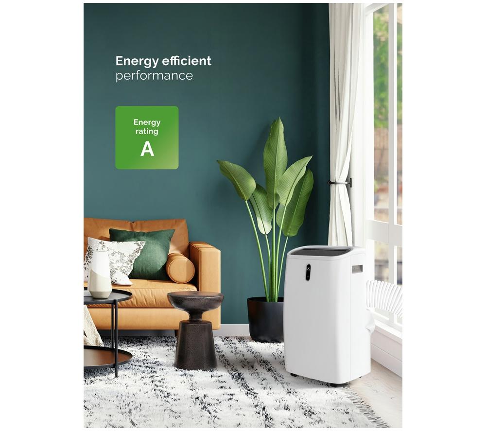 MEACO MeacoCool MC12000CHR PRO Smart Air Conditioner, Heater & Dehumidifier - White image number 10 of 10