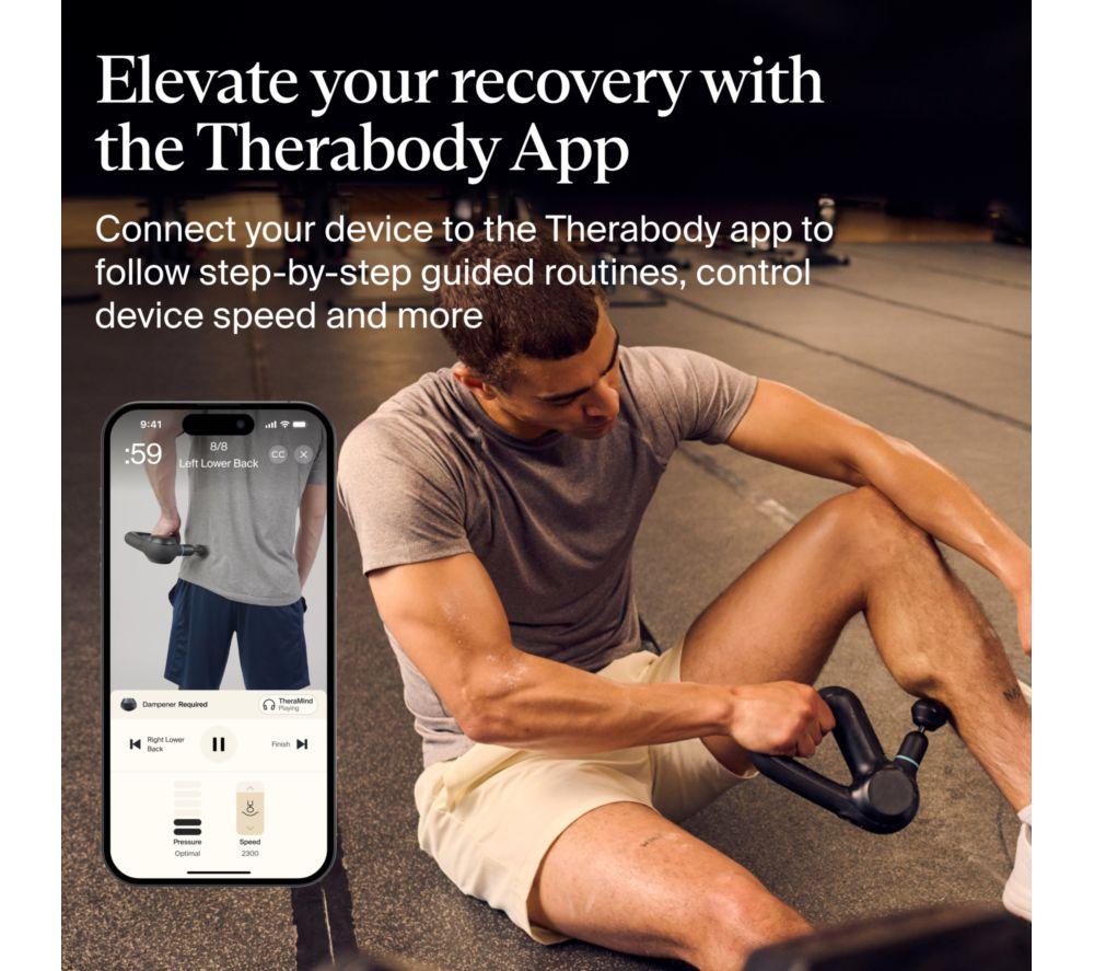 THERABODY Theragun Prime G5 Handheld Smart Percussive Therapy Device - Black image number 4 of 11