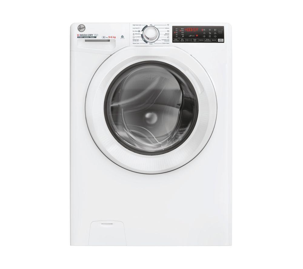 HOOVER H Wash 350 H3DPS6966TAM6-80 9 kg Washer Dryer - White, White