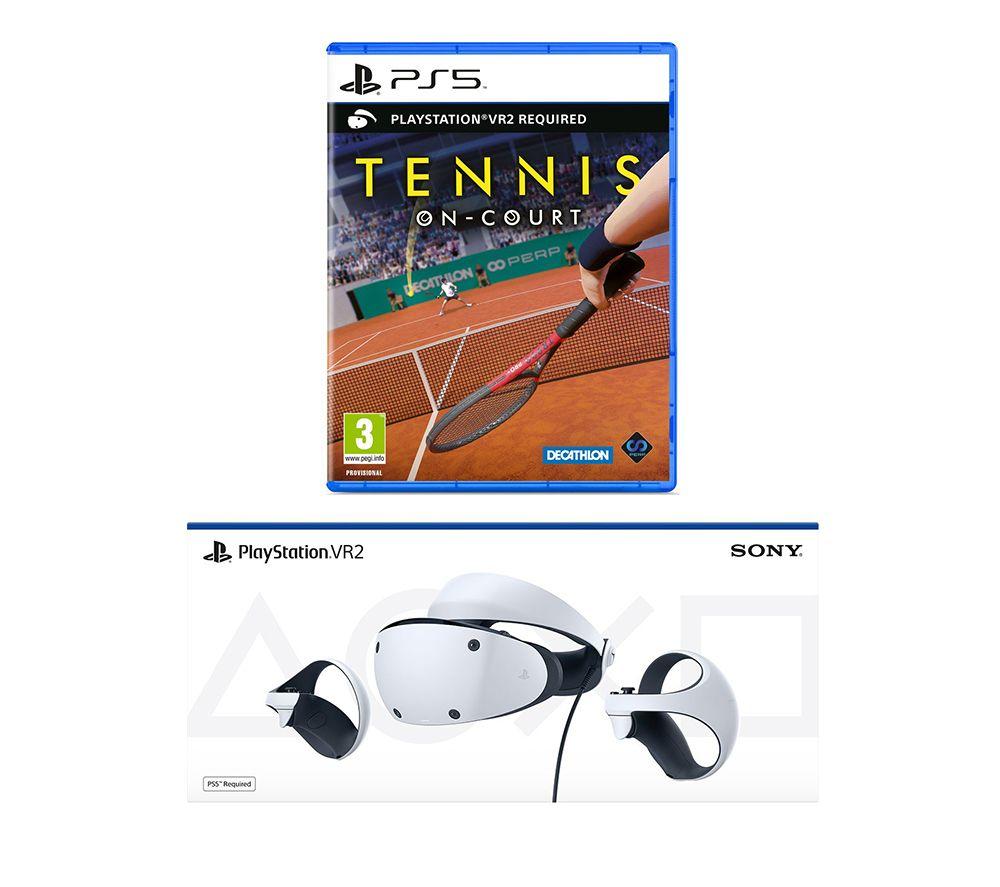 Playstation VR2 Gaming Headset & Tennis On-Court Bundle