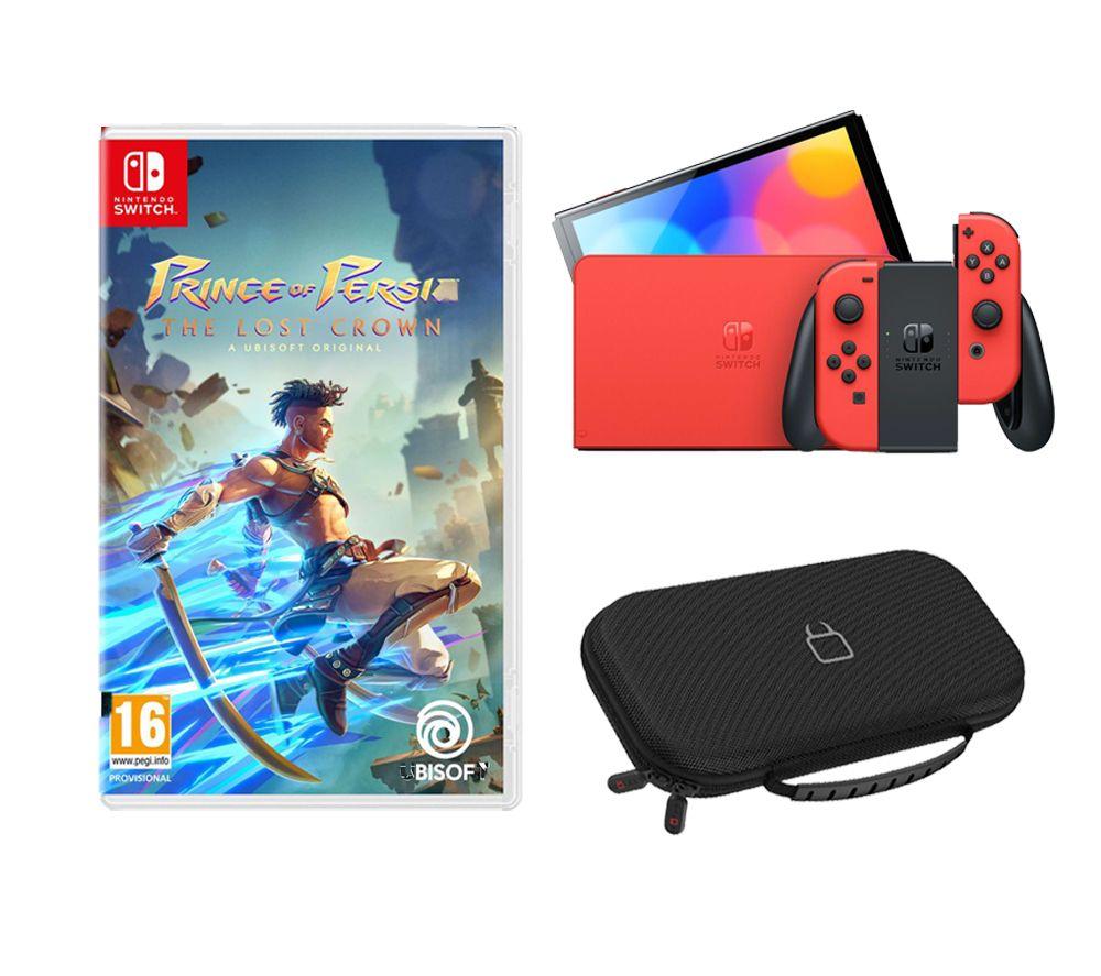 Buy NINTENDO Switch OLED (Mario Red Edition), Prince of Persia The Lost Crown & Nintendo Switch