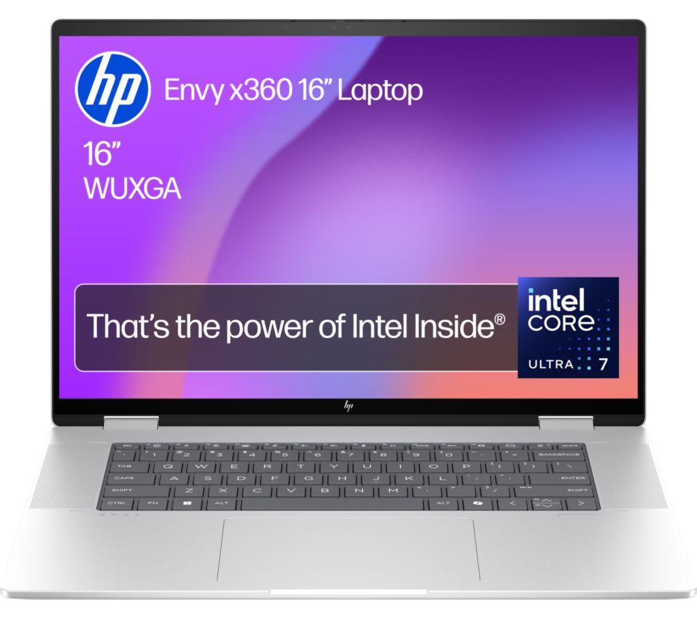 HP ENVY x360 16-ac0501na 16" 2 in 1 Laptop - Intel® Core™ Ultra 7, 512 GB SSD, Silver