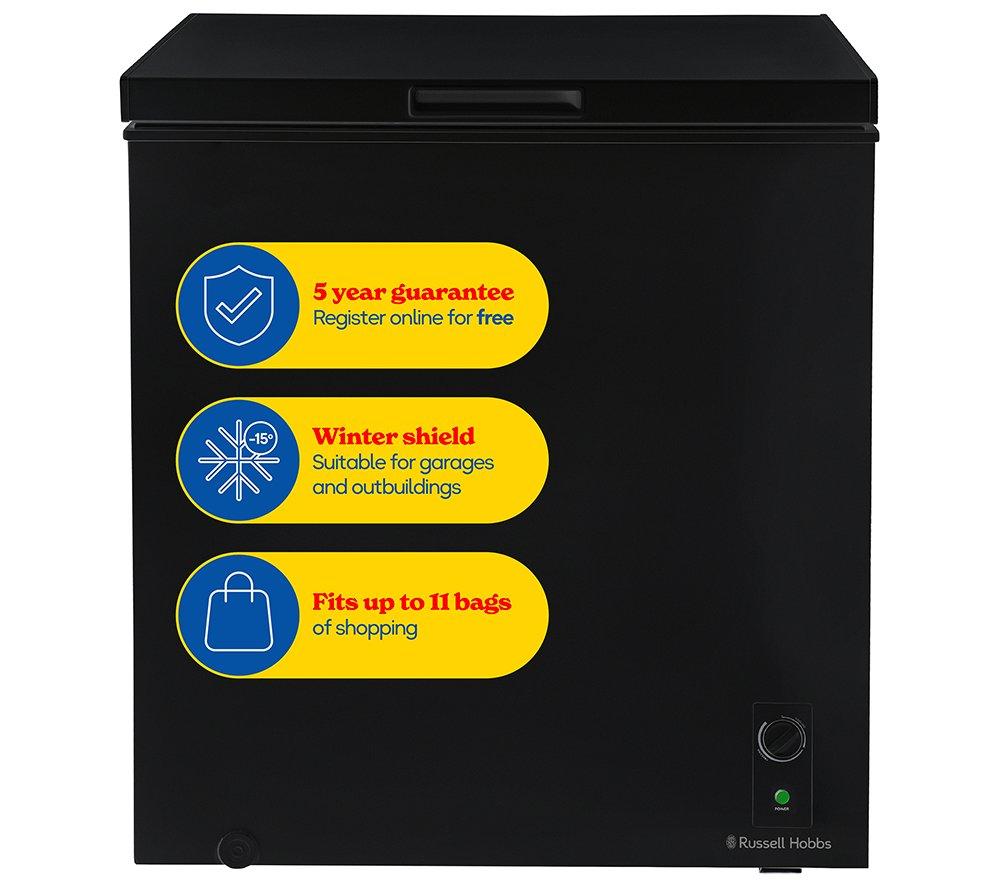 RUSSELL HOBBS RH198CF0E1B Chest Freezer - Black image number 4 of 9