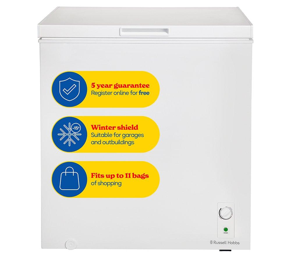 RUSSELL HOBBS RH198CF0E1W Chest Freezer - White image number 6 of 13