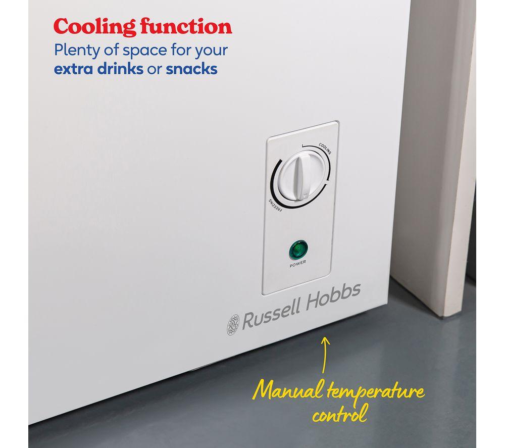 RUSSELL HOBBS RH198CF0E1W Chest Freezer - White image number 11 of 13