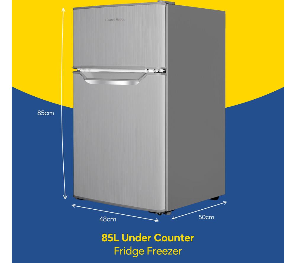 RUSSELL HOBBS RH85UCFF482E1SS 70/30 Fridge Freezer - Stainless Steel image number 4 of 12