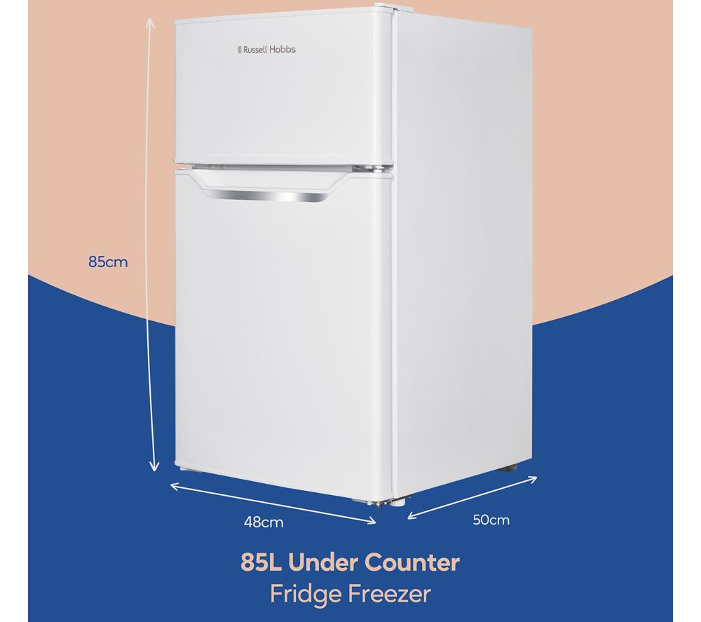 RUSSELL HOBBS RH85UCFF482E1W 70/30 Fridge Freezer - White image number 2 of 9