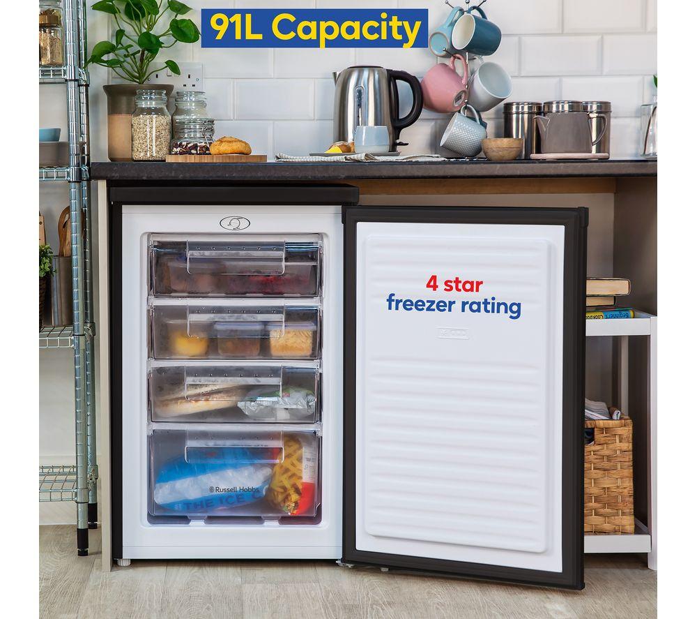 RUSSELL HOBBS RH85UCFZ552E1B Undercounter Freezer - Black image number 5 of 6