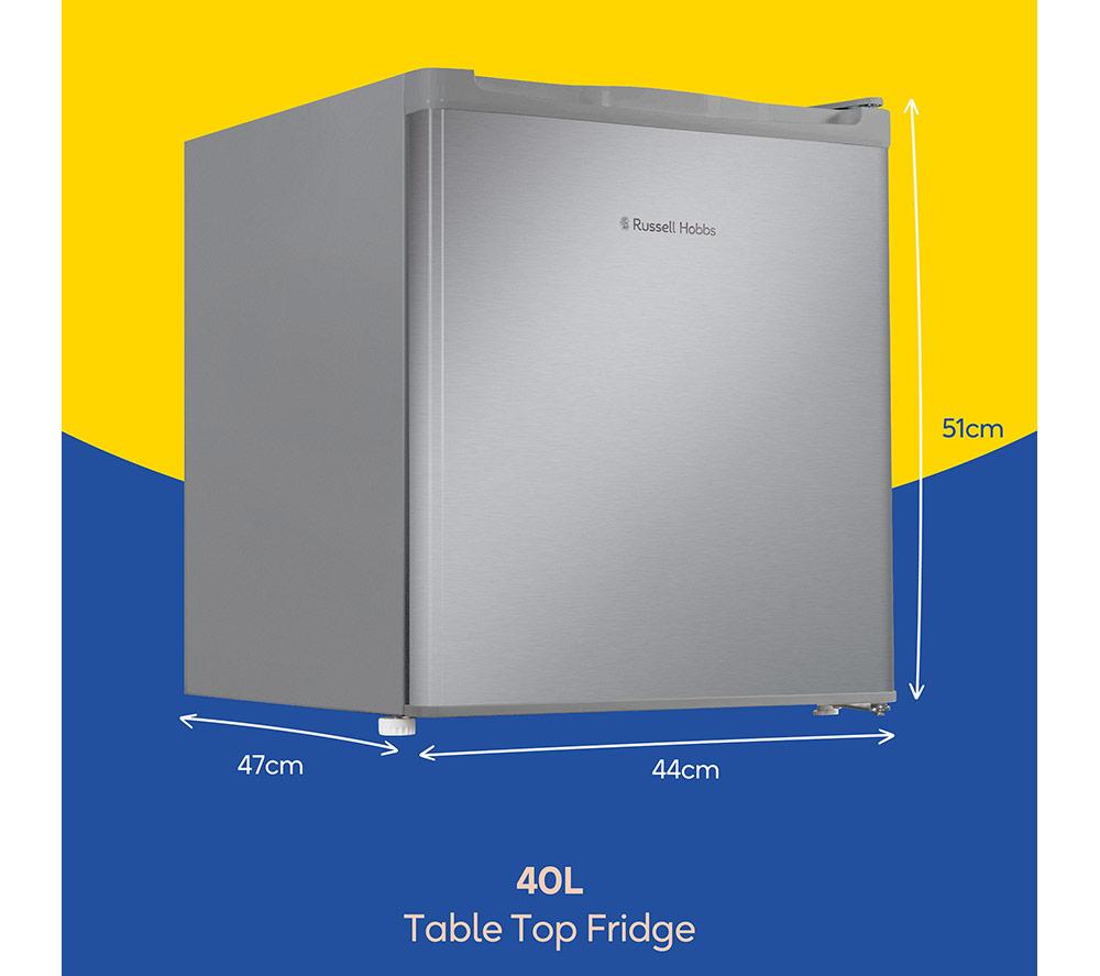 RUSSELL HOBBS RHTTLF2E1SS Mini Fridge - Stainless Steel image number 4 of 9
