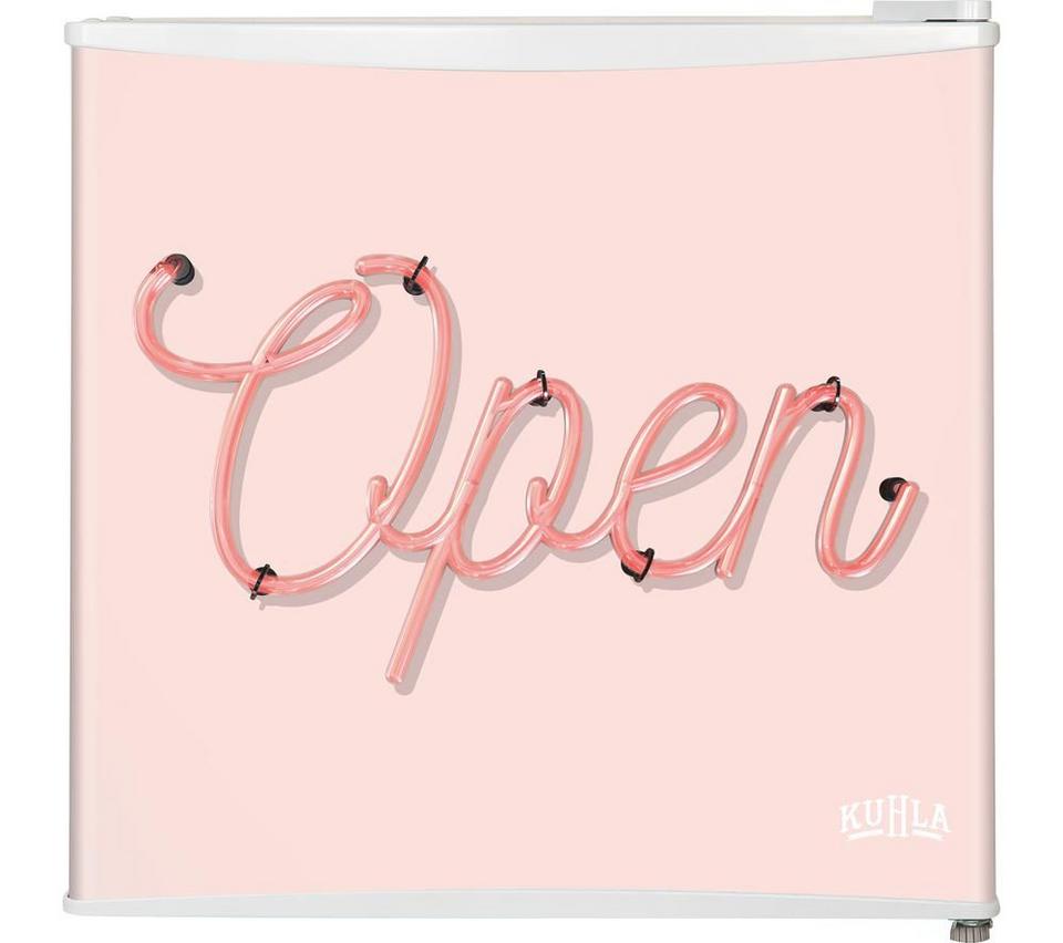 KUHLA KTTF0E6W-1025 Mini Fridge - Pink & White