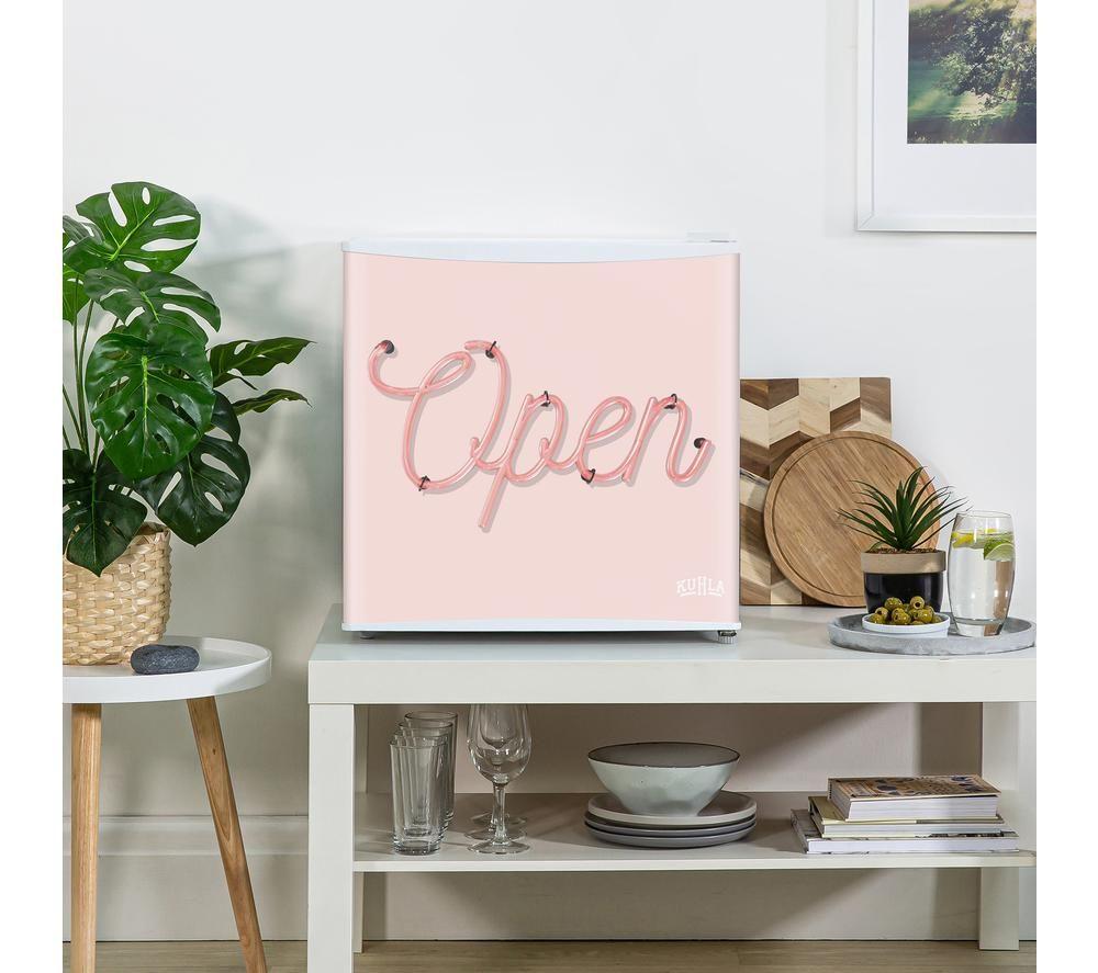KUHLA KTTF0E6W-1025 Mini Fridge - Pink & White image number 4 of 8