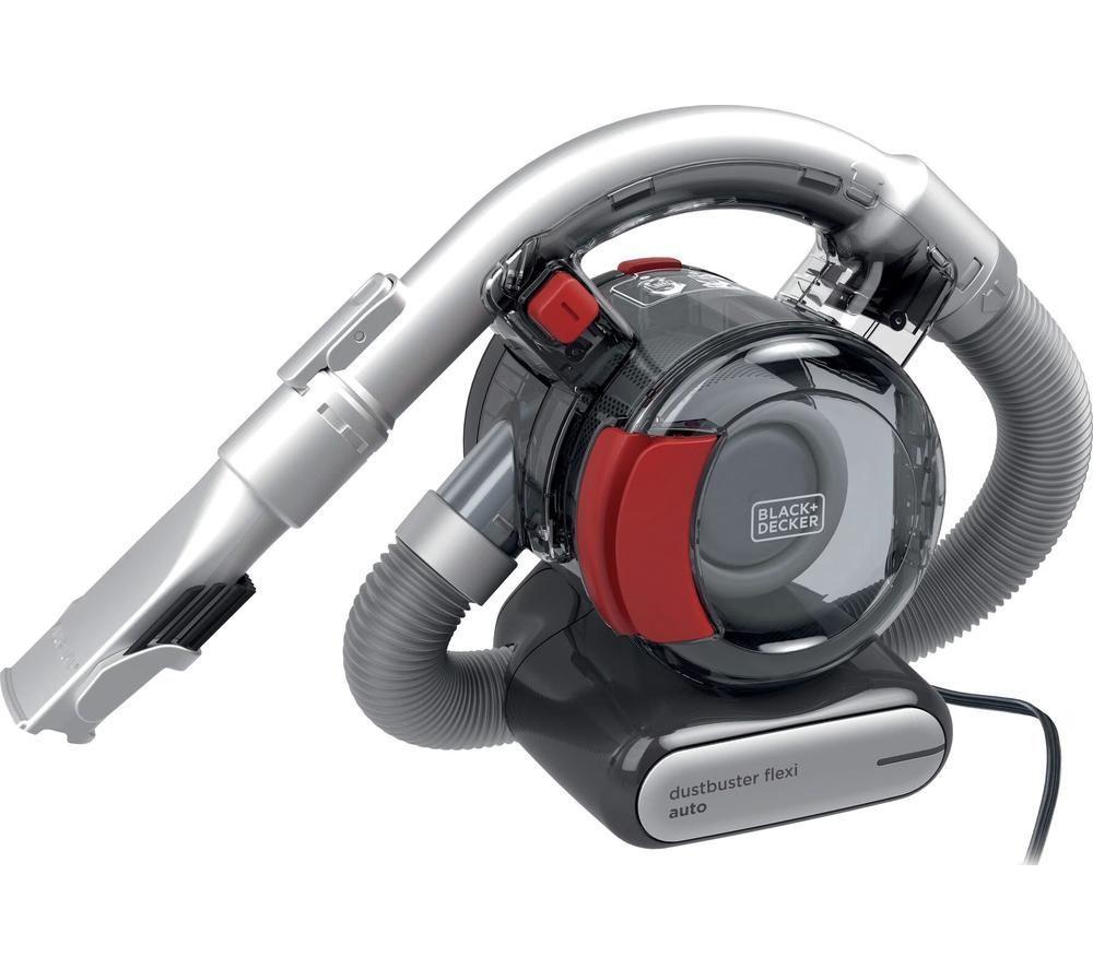 BLACK + DECKER DustBuster Flexi Auto PD1200AV Handheld Vacuum Cleaner - Red & Grey image number 2 of 10
