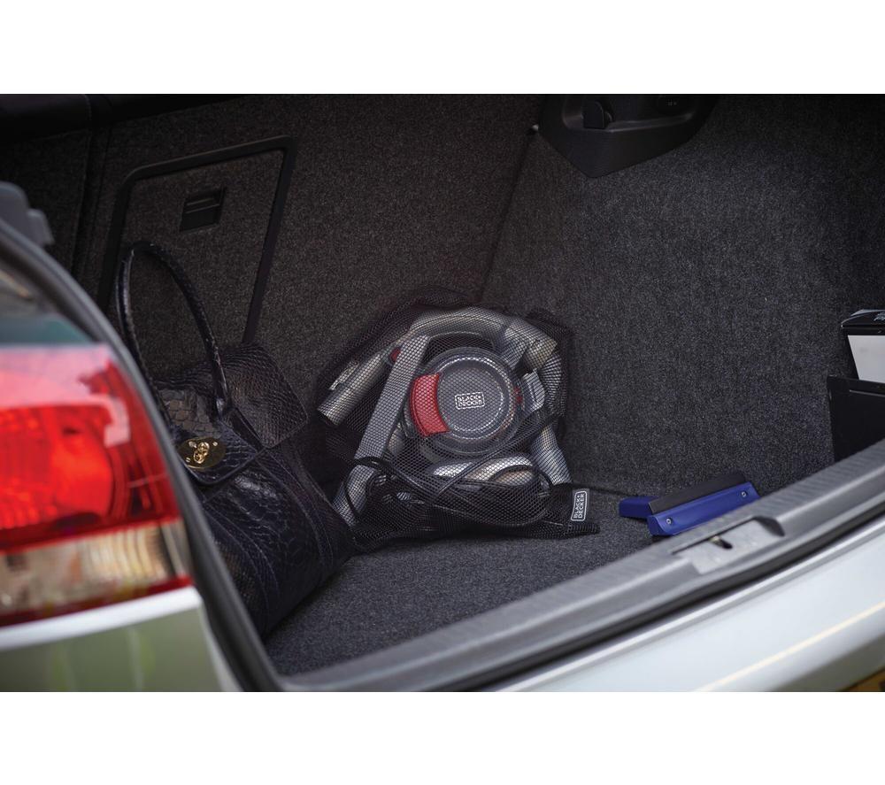 BLACK + DECKER DustBuster Flexi Auto PD1200AV Handheld Vacuum Cleaner - Red & Grey image number 3 of 10