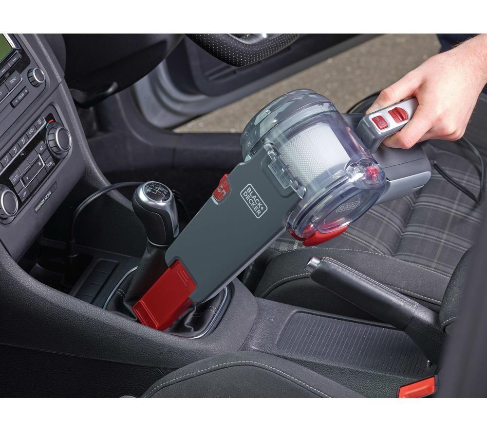 BLACK + DECKER DustBuster Pivot Auto PV1200AV-XJ Handheld Vacuum Cleaner - Red & Grey image number 12 of 12