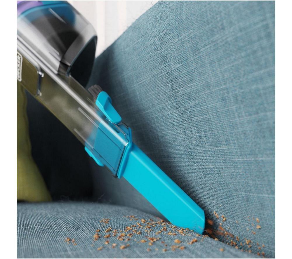 BLACK + DECKER NVD220BP-GB Handheld Vacuum Cleaner - Purple & Blue image number 6 of 6