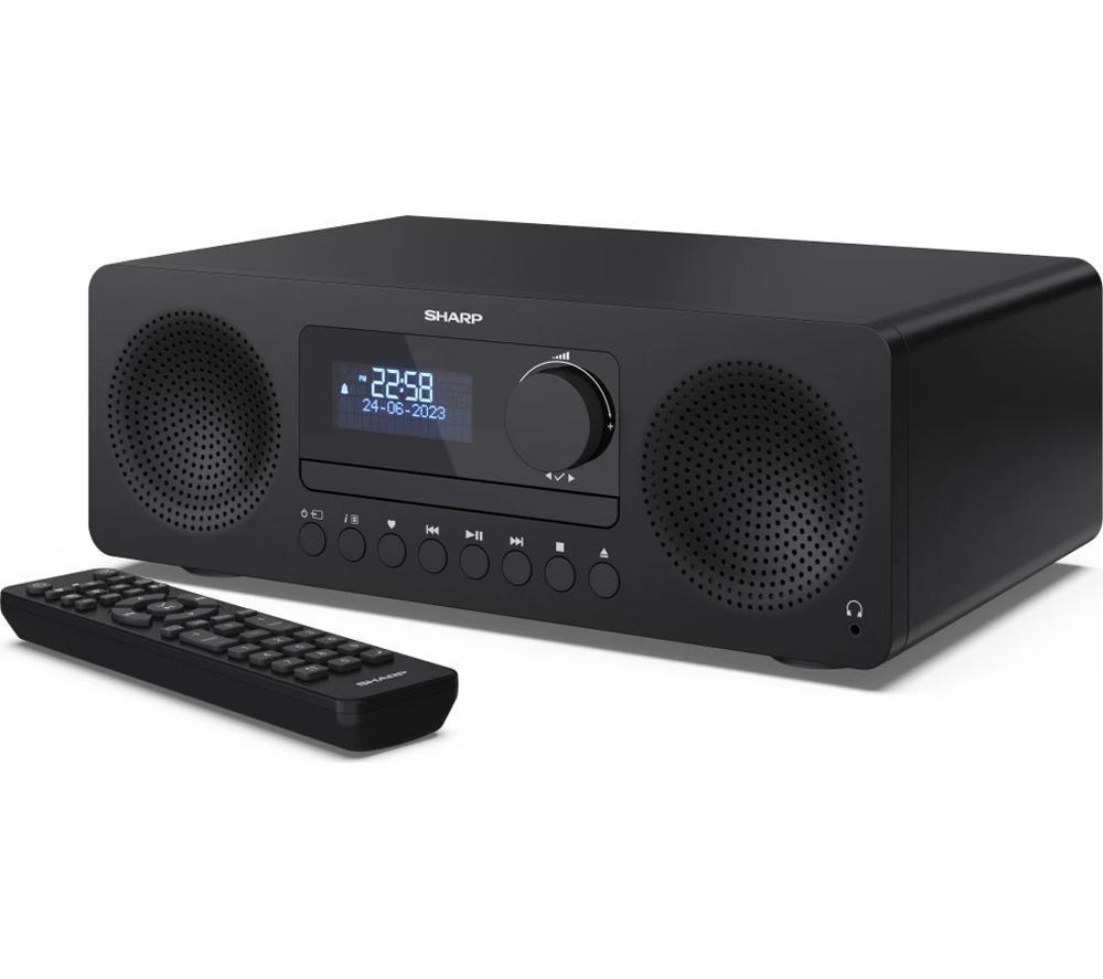 SHARP Tokyo XL-B720D Bluetooth All-in-one Hi-Fi System - Black image number 2 of 9