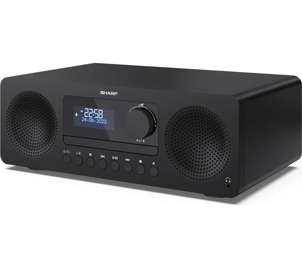 SHARP Tokyo XL-B720D Bluetooth All-in-one Hi-Fi System - Black image number 7 of 9