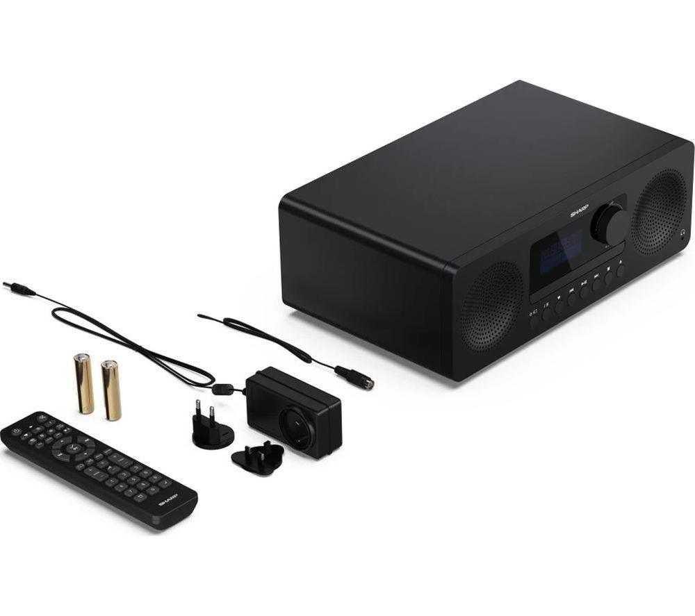 SHARP Tokyo XL-B720D Bluetooth All-in-one Hi-Fi System - Black image number 9 of 9