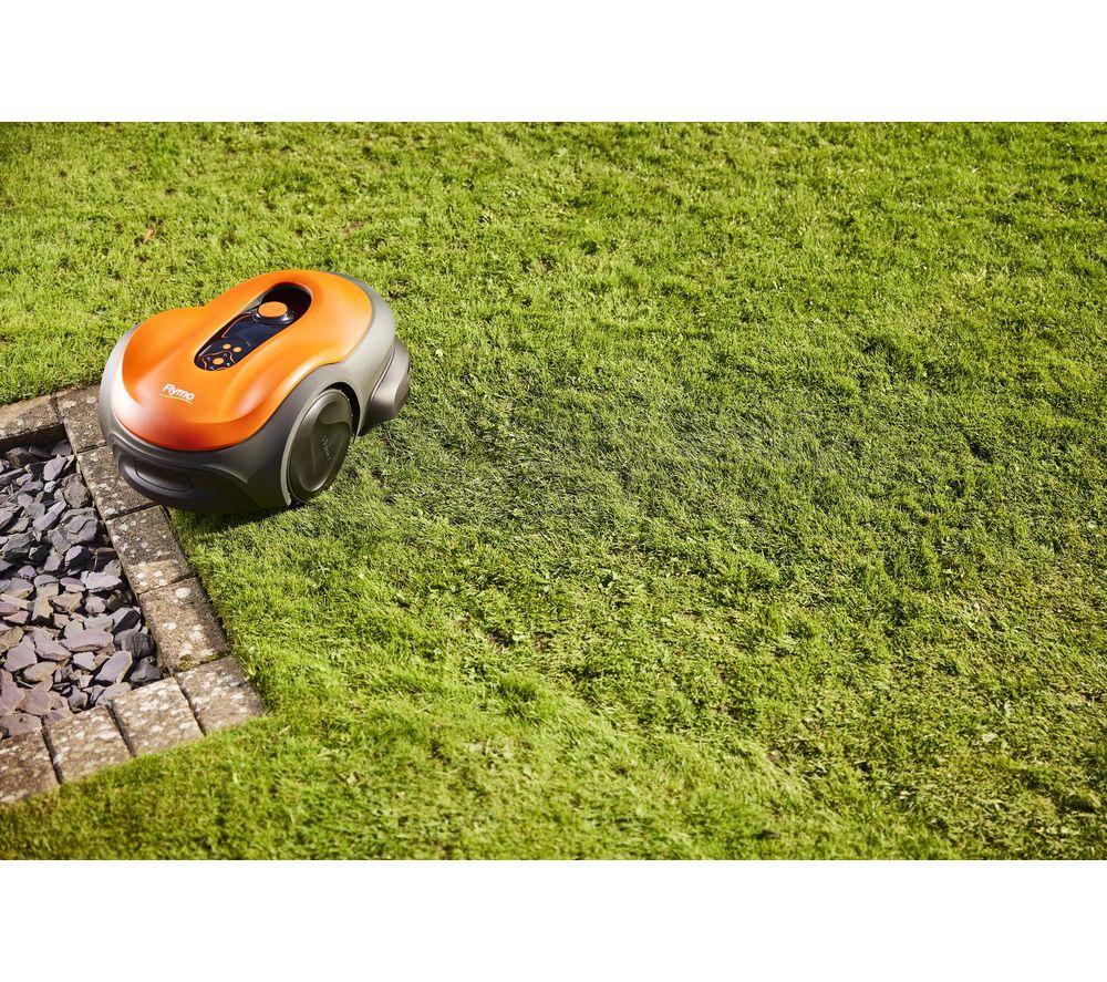 FLYMO UltraLife 1500 Cordless Robot Lawn Mower - Black & Orange image number 10 of 15